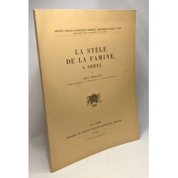 La Stèle de la famine à Séhel - institut français d'archéologie...