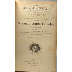 Summae contra gentiles libri quator / volumen unicum