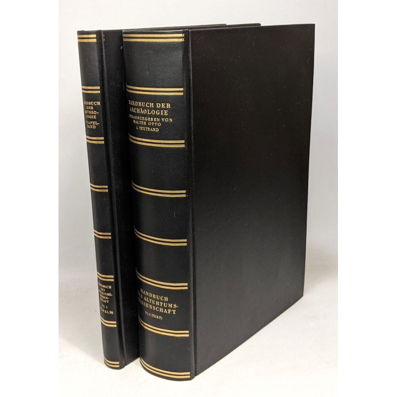 Handbuch der archäologie VI. 1 (tafeln) + VI. 1 (text) --- 2 Bände