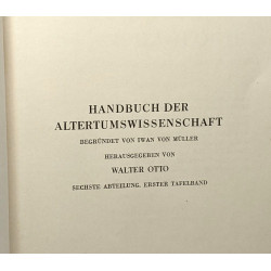 Handbuch der archäologie VI. 1 (tafeln) + VI. 1 (text) --- 2 Bände