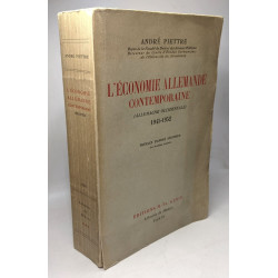 L'économie allemande contemporaine (Allemagne occidentale) 1945-1952