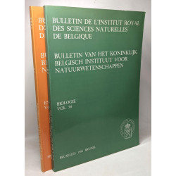 Biologie VOL. 56 + Entomologie VOL. 56 --- Bulletin de l'institut...