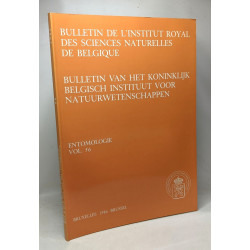Biologie VOL. 56 + Entomologie VOL. 56 --- Bulletin de l'institut...