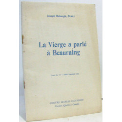 La vierge a parlé à Beauraing tract n°111 septembre 1960