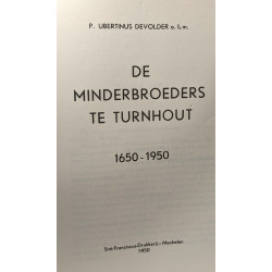 De minderbroeders te Turnhout 1650-1950