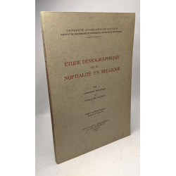 Etude démographique de la nuptialité en Belgique / Université...