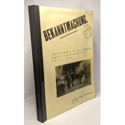 Bekanntmachung - une région de la Famenne dans la tourmente de...