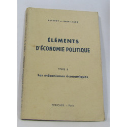 Éléments d'économie politique