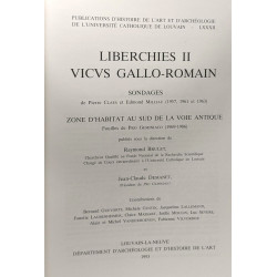 Liberchies II Vicus Gallo-Romain - sondages de Pierre Claes et...