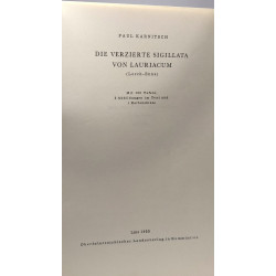 Die verzierte sigillata von Lauriacum (Lorch- Enns) / Forschungen...