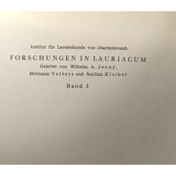 Die verzierte sigillata von Lauriacum (Lorch- Enns) / Forschungen...