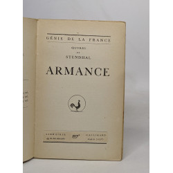 Oeuvres de stendhal: Armance