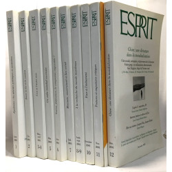 Revue Esprit - année 2001 complètes n°1 à 12 en 10 volumes:...