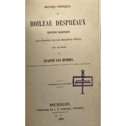 Oeuvres poétiques de Boileau Despréaux - édition classique avec...