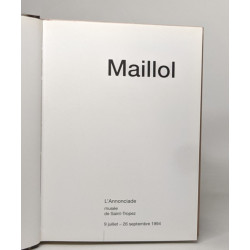 Maillol - l'annonciade - musée de saint tropez - 9 juilet / 26...
