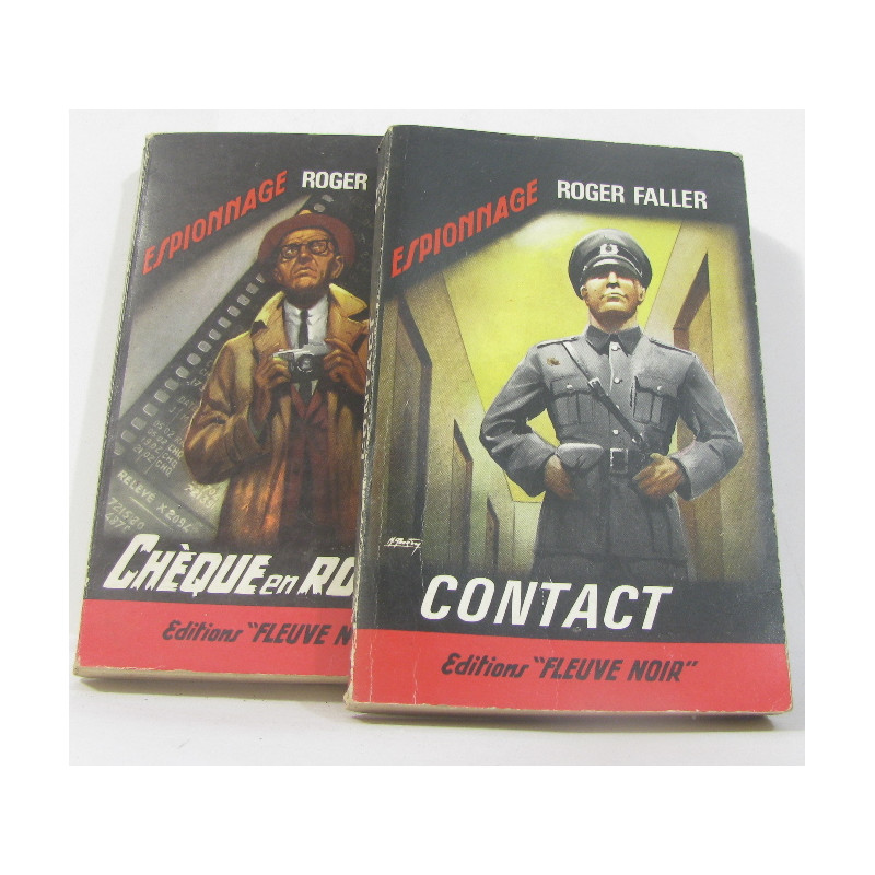 Contact - chèque en rouge (lot de 2 livres)