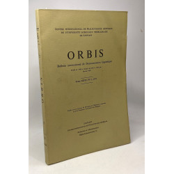 Orbis - bulletin international de documentation linguistique -...