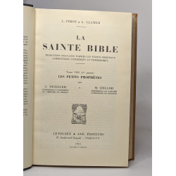 La sainte bible: tome VIII les petits prophètes