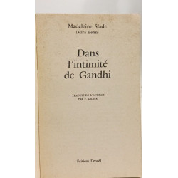 Dans l'intimité de Gandhi