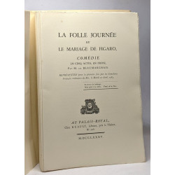 La folle journée ou le mariage de Figaro - Comédie