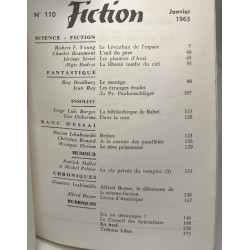 Fiction - 5 numéros: Juin 1960 - Mars 1961 - Mars 1963 - Janvier 1963