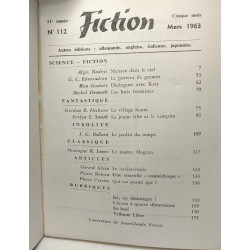 Fiction - 5 numéros: Juin 1960 - Mars 1961 - Mars 1963 - Janvier 1963