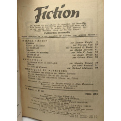 Fiction - 5 numéros: Juin 1960 - Mars 1961 - Mars 1963 - Janvier 1963