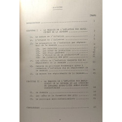 Théories de Charles L. Schultze - l'inflation par déplacement de...