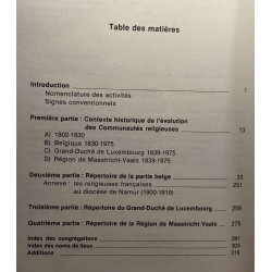 Religieuses - 1801-1975 Belgiue Luxembourg Maastricht/Vaals -...
