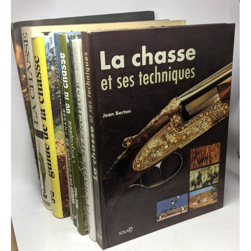 8 livres sur la chasse: La chasse silencieuse + Points de vues et...