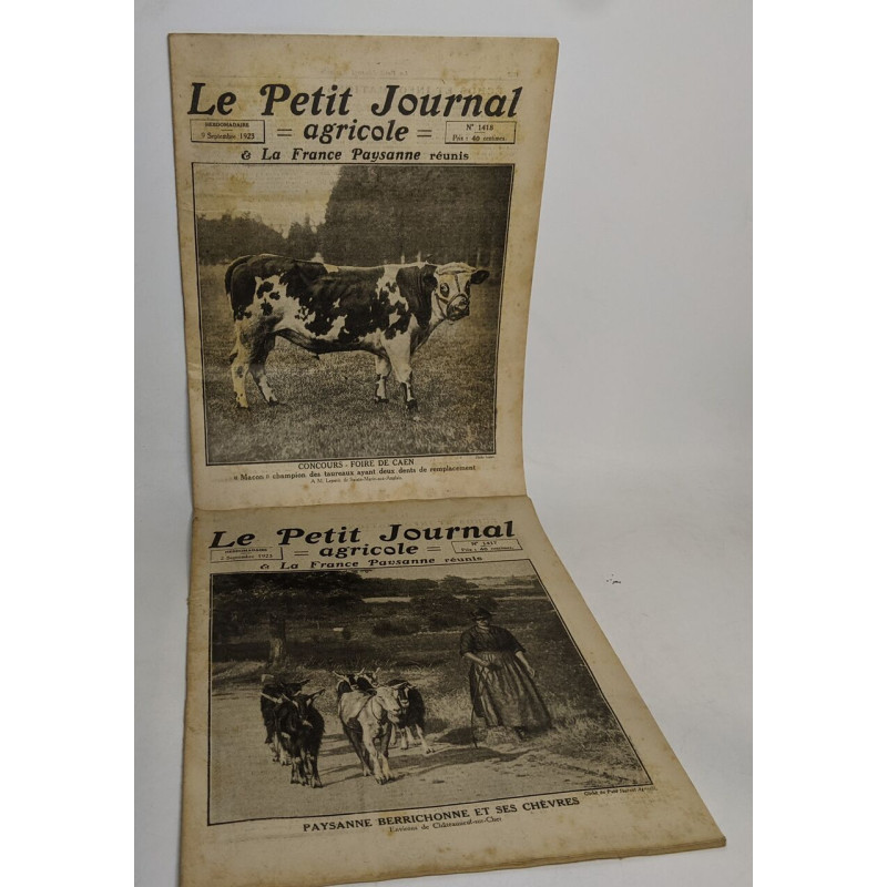 Lot de 18 numéros de l'hebdomadaire "le petit journal garicole et...