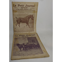 Lot de 18 numéros de l'hebdomadaire "le petit journal garicole et...