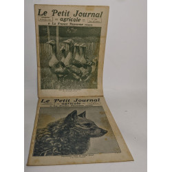 Lot de 18 numéros de l'hebdomadaire "le petit journal garicole et...