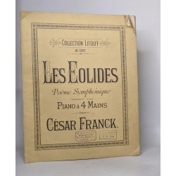 Collection litolff. n° 1597: les eolides poème symphonique...