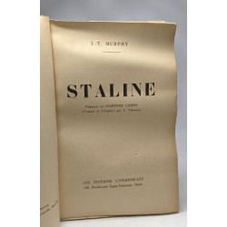 Staline - Préface de Stafford Cripps