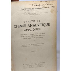 Triaté de chimie analytique appliquée - médthodes et règles pour...