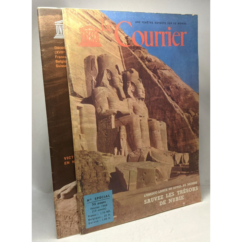 Le Courrier - une fenêtre ouverte sur le monde (UNESCO) - 2 numéro...