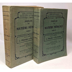 Précis de matière médicale - tome I et tome II - 3e édition...