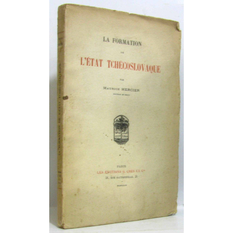 La formation de l'état Tchécoslovaque