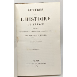 Lettres sur l'histoire de France -- pour servir d'introduction à...