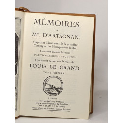 Mémoires de Mr. d'artagnan (tomes I à III)