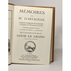 Mémoires de Mr. d'artagnan (tomes I à III)