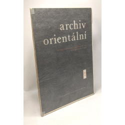 Archiv orientàlni / Ceskoslovenska akademie ved orientalni ustav 30/4