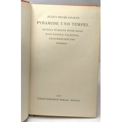 Pyramide und tempel notizen während einer reise nach ägypten...