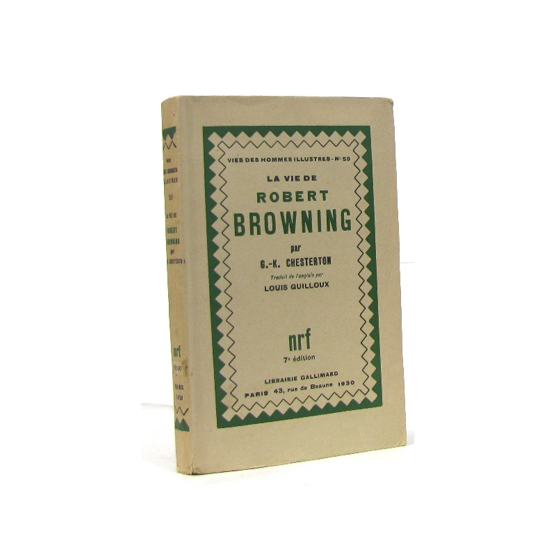 La vie de robert browning