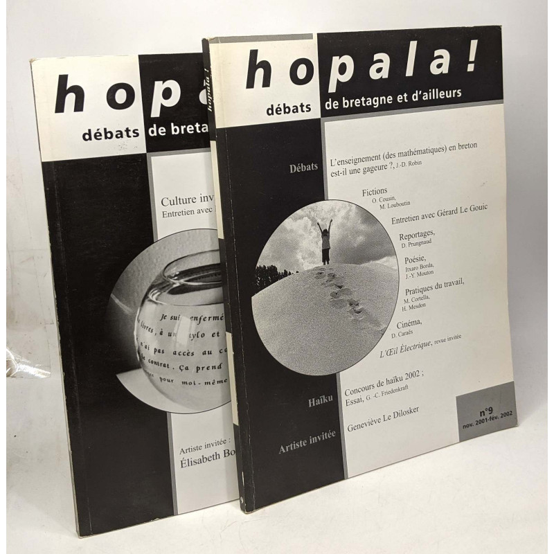 Hopala! débats de bretagne et d'ailleurs n°9 nov.2001 fev. 2002 +...