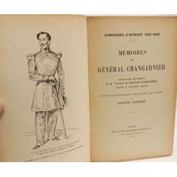 Campagnes d'Afrique 1830-1848. Mémoires du général Changarnier...