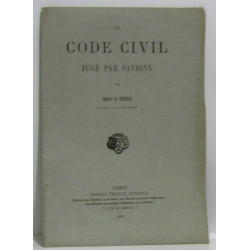 Le code civil jugé par Savigny