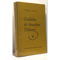Geschichte der deutschen dichtung --- neunte auflage