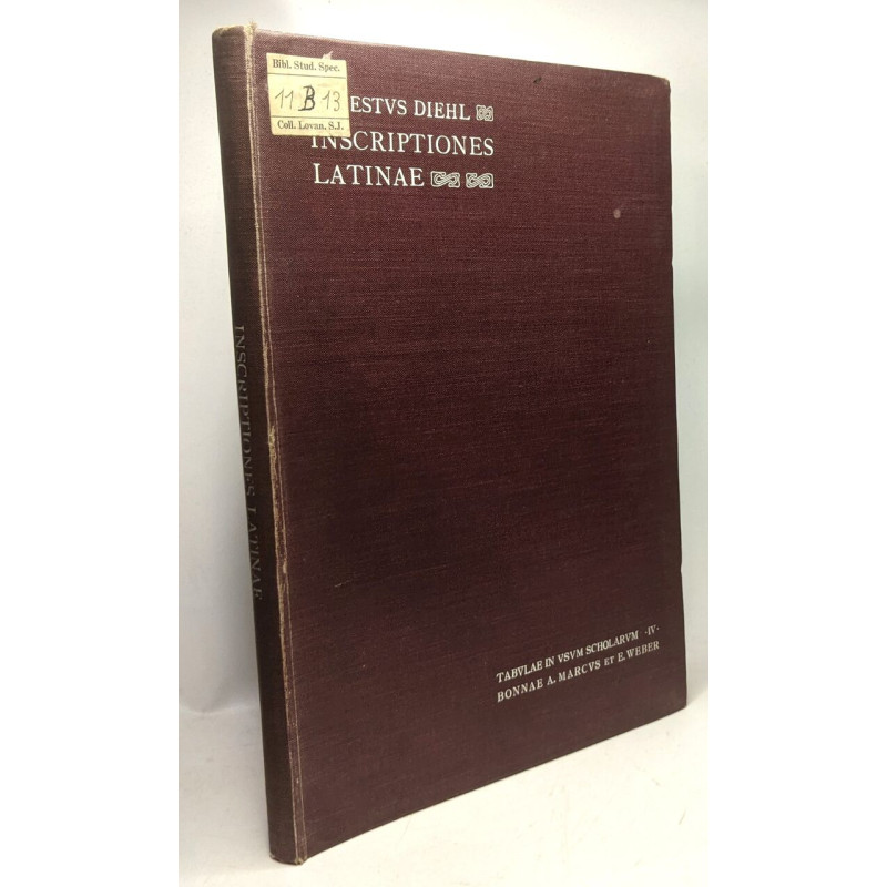 Inscriptiones latinae - tabulae in usum scholarum n°4
